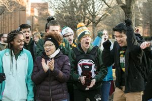 Homecoming parade and opening at Fairfax Campus. Photo by: Ron Aira/Creative Services/George Mason University