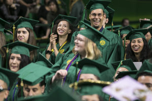 Commencement 2018. Photo by: Ron Aira/Creative Services/George Mason University
