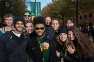 group of undergraduate students at Mason