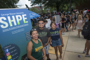 Students at Get Connected Fair