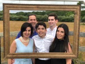 The Zakin family (from the left) Kara, Adam, Connor, Ryan and Kacie.