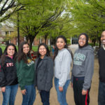 Early Identification Program scholarship students at the Fairfax Campus. Photo by Alexis Glenn/Creative Services/George Mason University