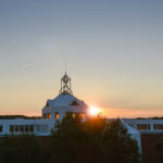Johnson Center sunset