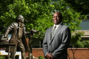 Dr. Gregory Washingon, president of George Mason University. Photo by Ron Aira/Creative Services.