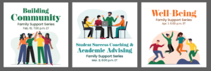 Virtual Family Initiatives event illustrations