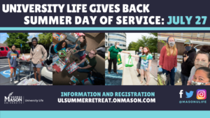 Summer day of service is on july 27