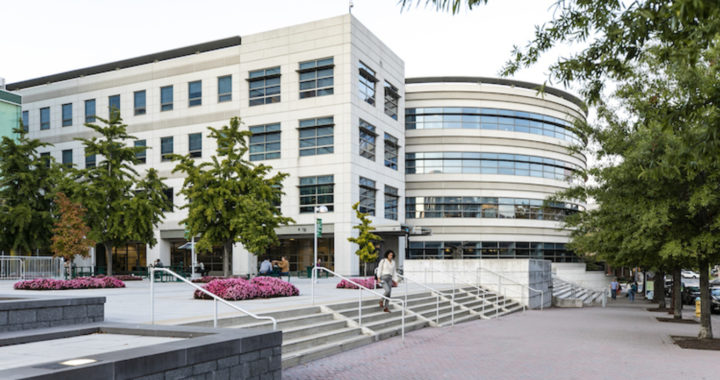 Mason Student services center in Mason Square