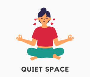Queit space to indulge in self