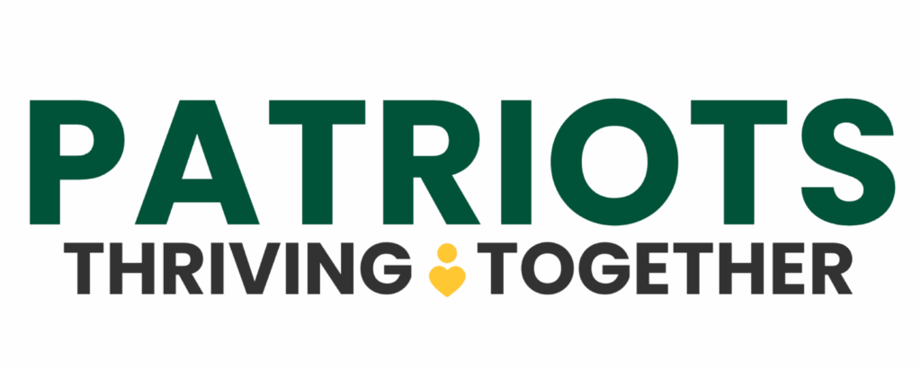 Patriots Thriving Together Tri Color Logo